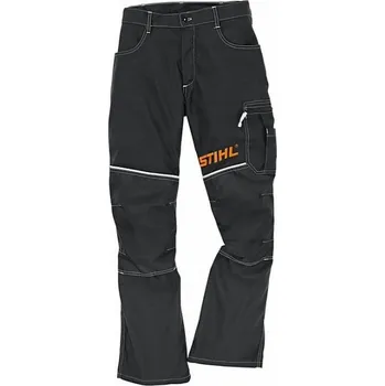 montérky Pracovní kalhoty do pasu Stihl (046359228) (Pohodlné pracovní kalhoty Stihl - bez ochrany proti pořezu. Vyrobeno z odolného materiálu. Vyztužené kolena umožňují pohodlné ohýbání i volnost v podřepu.)