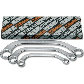 Ruční nářadí SADA OČKOVÝCH KLÍČŮ OBOUSTRANNĚ VYHNUTCH PALCOVÝCH INCH-MODEL 83AS/S3 3 KS (SADA OČKOVÝCH KLÍČŮ OBOUSTRANNĚ VYHNUTCH PALCOVÝCH INCH-MODEL 83AS/S3 3 KS 7/16-7/8'', V KARTONU'')