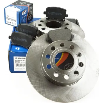 Brzdový komplet Brzdy kotouče a desky zadní VW GOLF V 5 VI 6 PLUS EOS - KRAFT