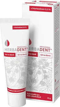 Herbadent Professional gel na dásně s chlorhexidinem 35 g