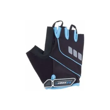 Cyklistické rukavice PRO-T Plus rukavice Riva černo-modro světlá, vel. S