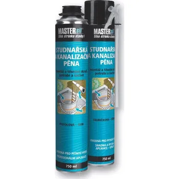 Montážní pěna MASTERsil Studnařská a kanalizační pěna 750ml Varianta: trubičková 750 ml
