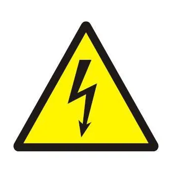 Značení Symbol - elektrické zařízení (plast 210x210 mm)