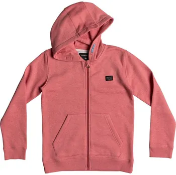 Chlapecká mikina quiksilver Dětská mikina summer 66 zip youth mineral red heather - mmzh