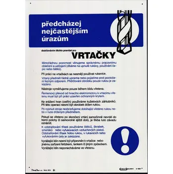 Pravidla bezpečné práce pro vrtačku