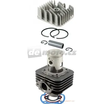 Píst motoru Piaggio Zip 50 RST 1996-1998 sada válce RMS Racing 70ccm (válec, píst, těsnění)