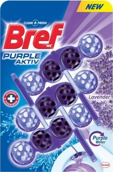Čisticí prostředek na WC Bref WC Purple Aktiv Lavender 3 x 50 g