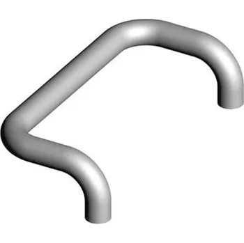 FAC Madlo zahnuté s&nbsp;vnitřním závitem k&nbsp;přišroubování, pr.20,&nbsp;Zn