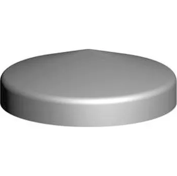 Příslušenství pro plot FAC Víko na sloupek s lemem k přivaření, pr.30 – černý