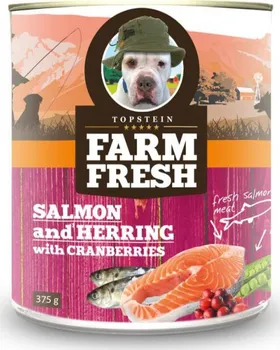 Krmivo pro psa Topstein Farm Fresh Salmon and Herring with Peas & Cranberies