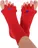 Happy Feet Adjustační ponožky Red, M (39-42)