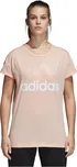 Adidas Ess Linear Loose Tee růžové