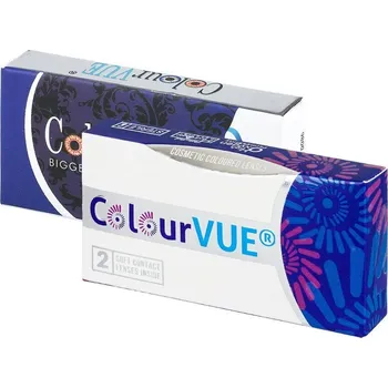 Kontaktní čočky ColourVUE Glamour Violet - nedioptrické (2 čočky)