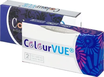 Kontaktní čočky ColourVUE Glamour Violet - nedioptrické (2 čočky)