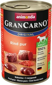 Krmivo pro psa Gran Carno Adult konzerva hovězí 6 x 400 g