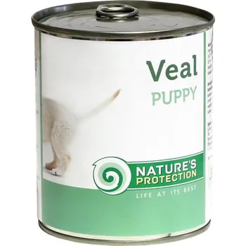 Krmivo pro psa Nature's Protection konzerva Puppy telecí
