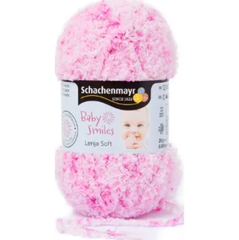 Příze Schachenmayr BABY SMILES - LENJA SOFT melír - DĚTSKÁ, POLYESTER Baby smiles - lenja soft melír: 0086 Melír růžová - růžovofialová
