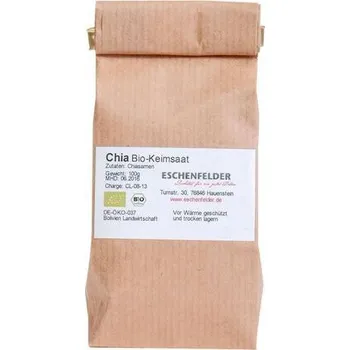Chia BIO semena na klíčení 100 g + Bio chia semena vhodná ke snadnému domácímu klíčení.