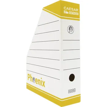 Archivační box CAESAR Archivační stojan na časopisy Phoenix, žlutý