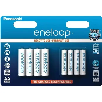 Panasonic Eneloop 4 ks AA 1900 + 4 ks…