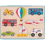 Bigjigs Toys Vkládací puzzle dopravní…