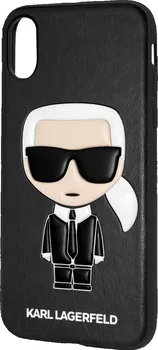 Pouzdro na mobilní telefon Karl Lagerfeld Ikonik pro Apple iPhone X černé