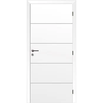 Interiérové dveře Solodoor Snow 4 80/197/4 P bílé