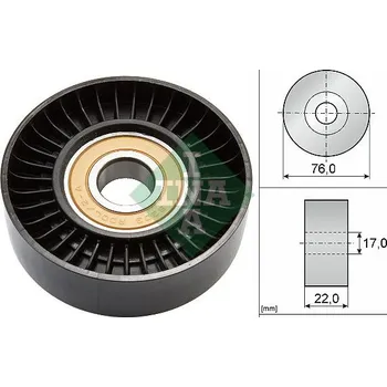 Napínací kladka, žebrovaný klínovy řemen INA 531 0677 30