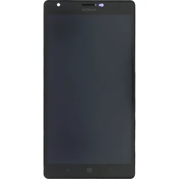 Originální Nokia LCD displej + dotyková deska + přední kryt pro Lumia 1520 černé