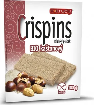 Trvanlivě pečivo Extrudo Crispins kaštanový Bio 100 g
