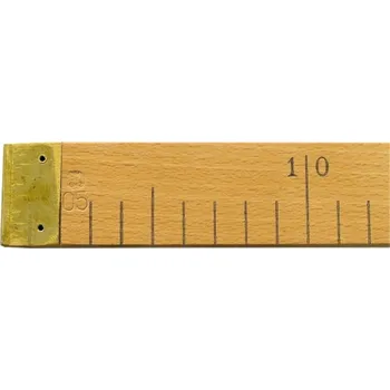 Řezací pravítko Kinex 1072 pravítko dřevo cejchované 1 m