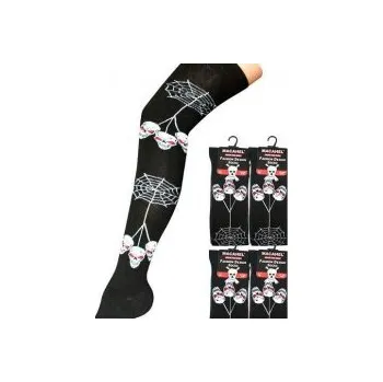 Dámské ponožky Nadkolenky pavučina, Velikost: UK- 4-7, EU ( 37-42 ), Barva Vícebarevná Gift3 1508