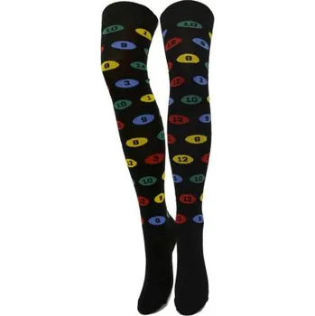 Dámské ponožky Nadkolenky kulečníkové koule, Velikost: UK- 4-7, EU ( 37-42 ), Barva Vícebarevná Gift3 1207