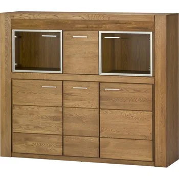 Šatní skříň Skříň dub rustikal VELVET 48