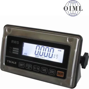 Průmyslová váha TSCALE RWS, IP-65, nerez, LCD Vážní indikátor pro obchodní vážení - možnost ES ověření