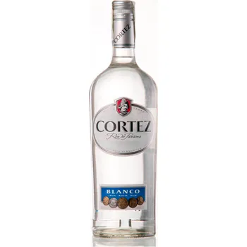 Rum Ron Cortez Blanco 40% 1l (holá láhev)