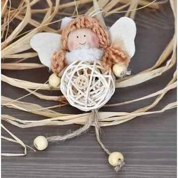 Zahradní dekorace Anděl na zavěšení 11,5 cm (82957)