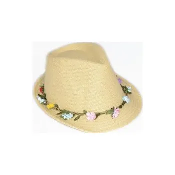 Klobouk Klobouk, Velikost: 57 - 58 cm, Barva Světle hnědá Gift3 C-597