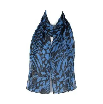 Šátek Šátek šifónový, Barva Modrá Gift3 301278