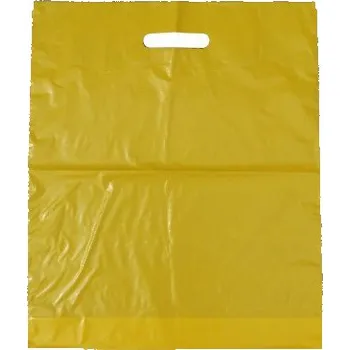Nákupní taška Taška LDPE 38*45+5 cm průhmat ŽLUTÁ