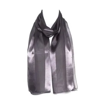 Šátek Šátek šifónový jednobarevný, Barva Šedá Gift3 301217