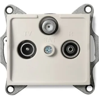 Elektrická zásuvka Kanlux Logi SAT-TV-R 25162