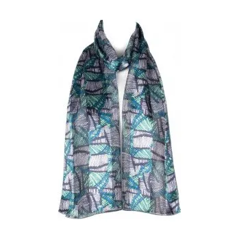 Šátek Šátek šifónový , Barva Tyrkysová Gift3 301292