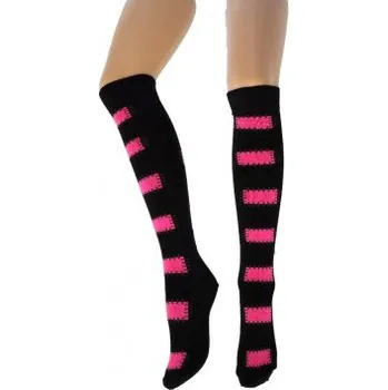 Dámské ponožky Podkolenky záplaty, Velikost: UK- 4-7, EU ( 37-42 ), Barva Růžová Gift3 KH7