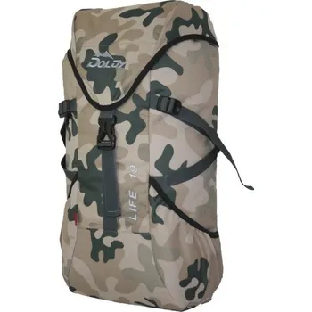 turistický batoh Batoh Doldy LIFE 19 Barva: Šedá / Zelená