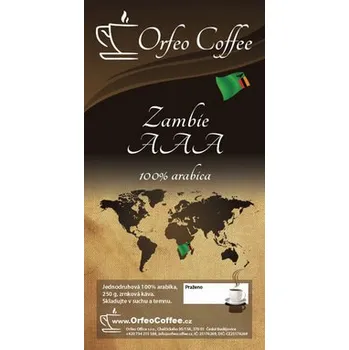 Káva Orfeo Coffee Zambia AAA zrnková káva 250 g – Exkluzivní káva s bohatými ovocnými a květinovými tóny Orfeo Coffee Zambia AAA zrnková káva pochází z výběrových plantáží v Zambii, kde jsou pěstována kávová zrna nejvyšší kvality typu AAA. Tato káva se vyznaču