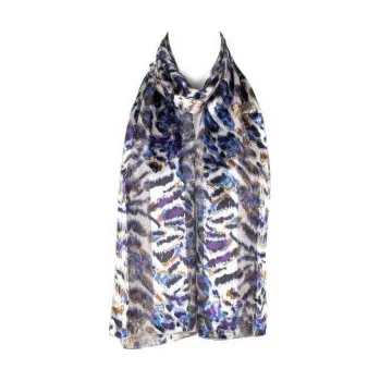 Šátek Šátek šifónový , Barva Modrá Gift3 301293