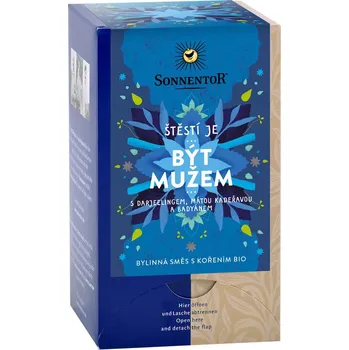 Horký nápoj Sonnentor Bio Štěstí je být mužem 18 x 1,5 g