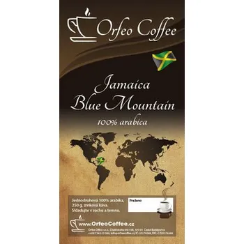 Káva Orfeo Coffee Jamaica Blue Mountain zrnková káva 250 g – Luxusní káva s jemnou a vyváženou chutí Orfeo Coffee Jamaica Blue Mountain zrnková káva pochází z jedné z nejprestižnějších kávových oblastí světa – Jamajky. Tato výjimečná káva se vyznačuje lehkým t