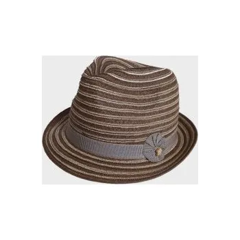 Klobouk Klobouk letní unisex, Velikost: 57 - 58 cm, Barva Světle hnědá Gift3 S112